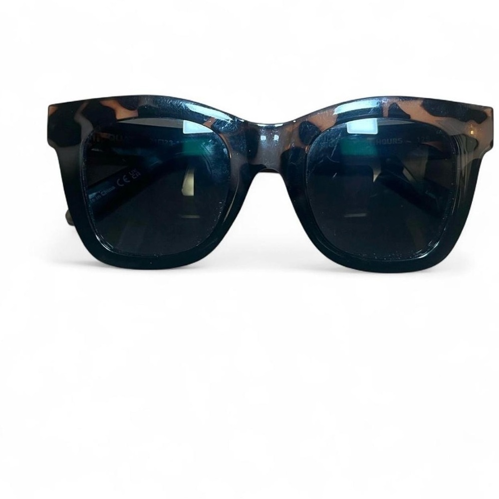 QUAY Tortoise Shell Square Sunglasses